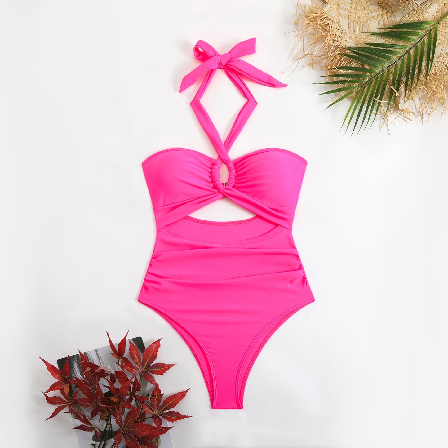 Women's Cut-Out Halter Neck One-Piece Swimsuit berg-feldt1750242878