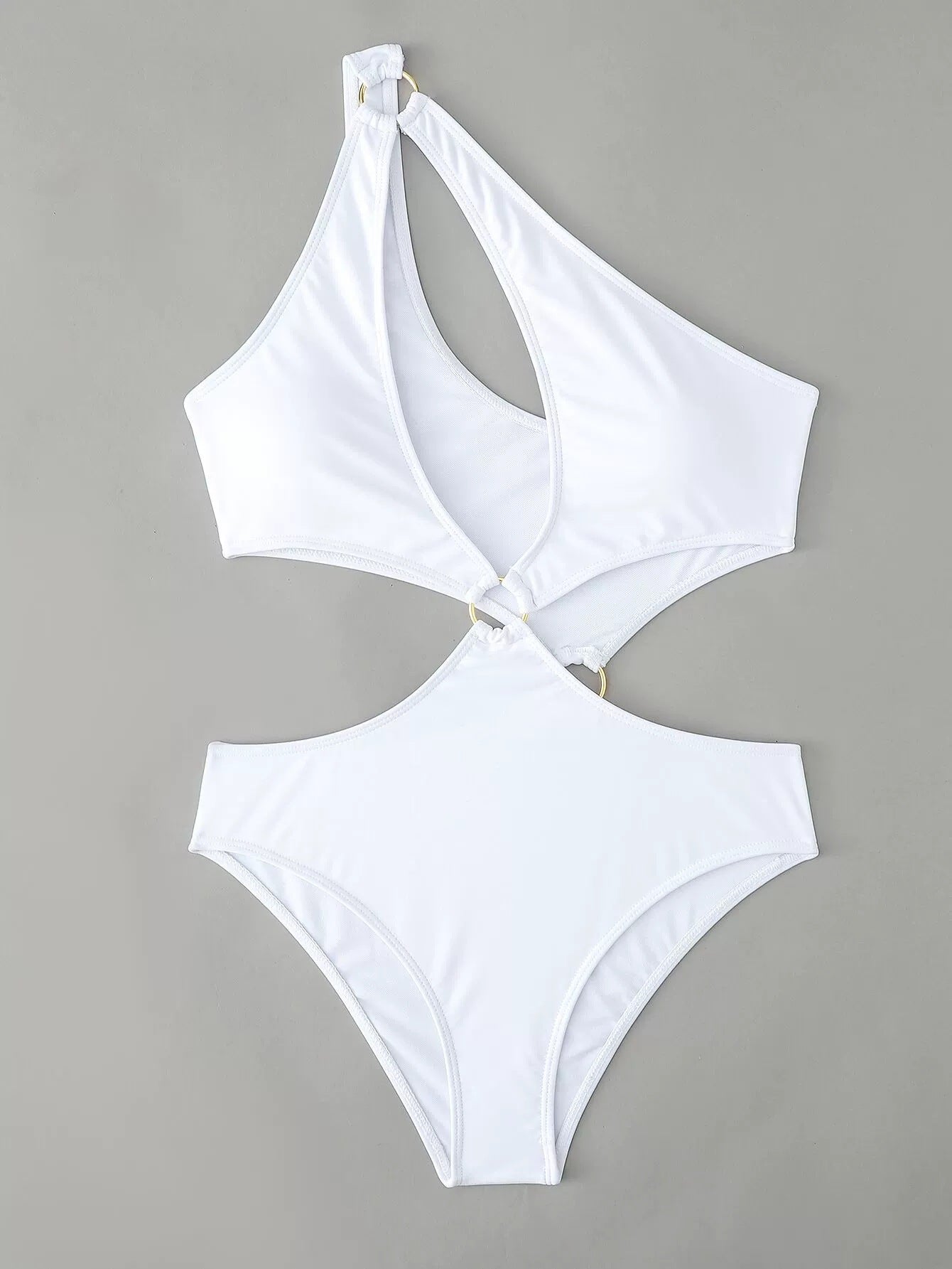 Maillot de bain une pièce ajouré Berg-Feldt avec anneau décoratif pour femme