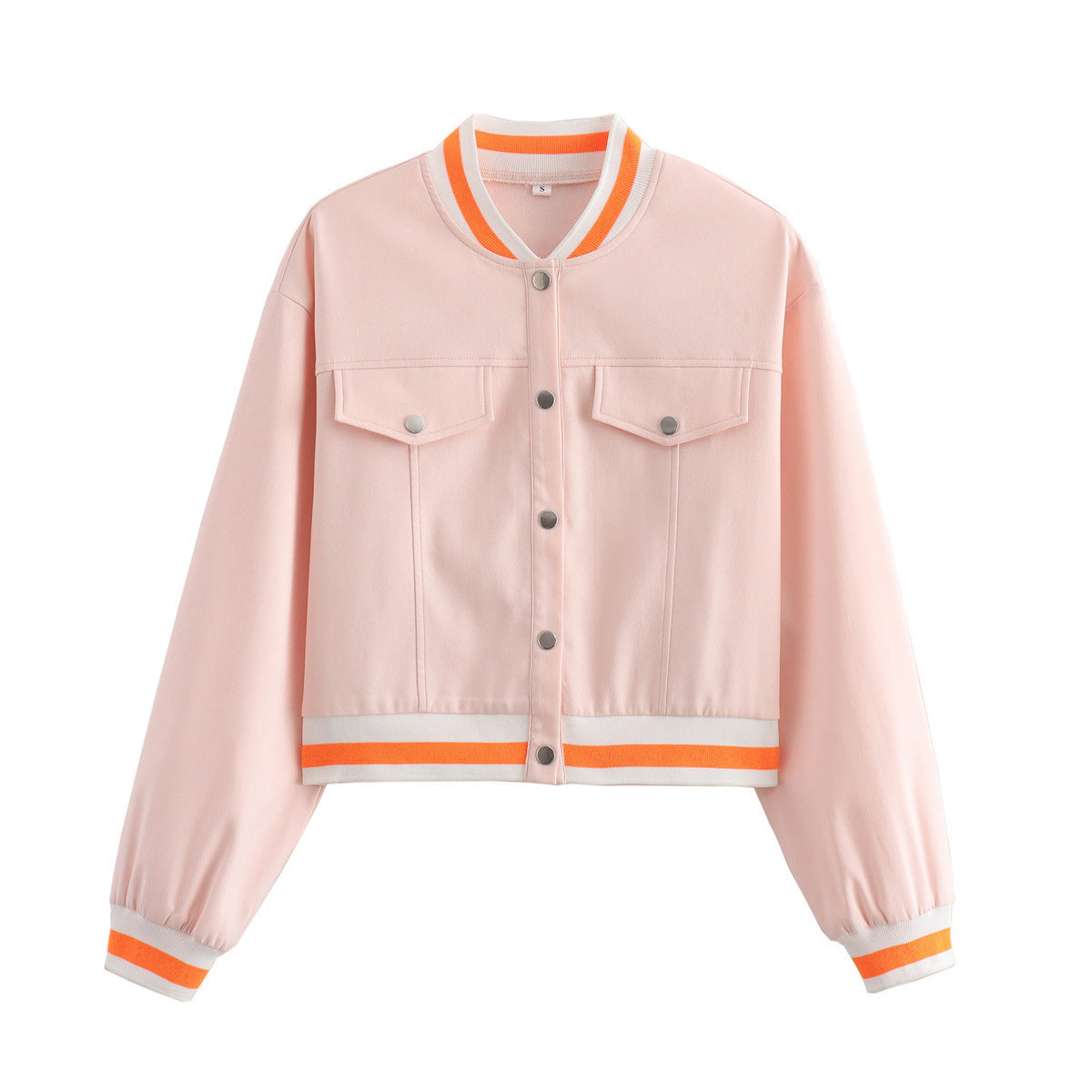 Women's Cropped Denim Jacket with Embroidered Pockets berg-feldt