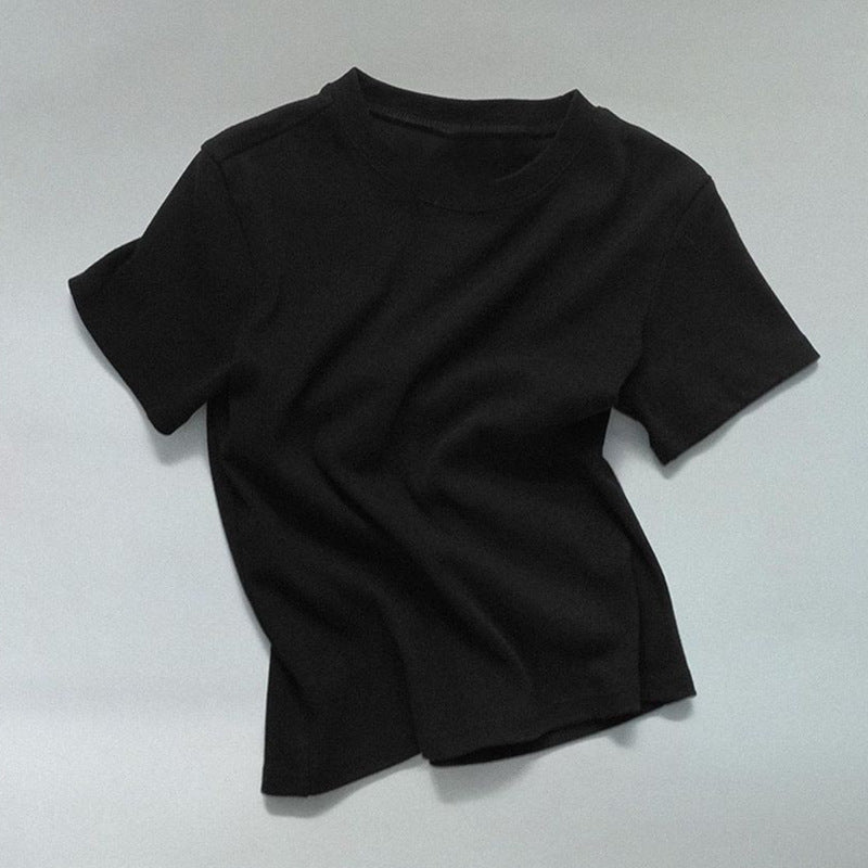 Hochwertiges Bio-Baumwoll-T-Shirt für Damen mit Rundhalsausschnitt von berg-feldt