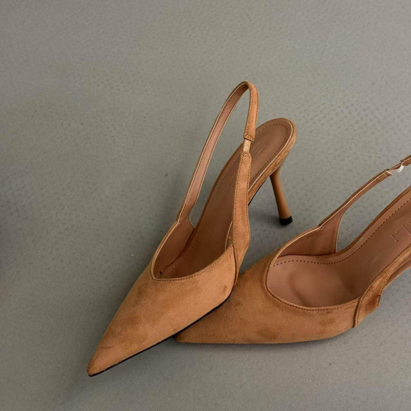 Escarpins élégants à brides arrière, imprimé léopard et talon haut berg-feldt