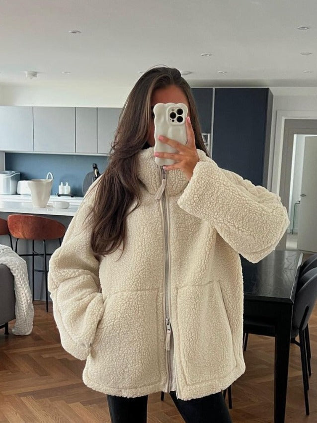 Women's Sherpa Zip-Up Jacket by Berg-Feldt
