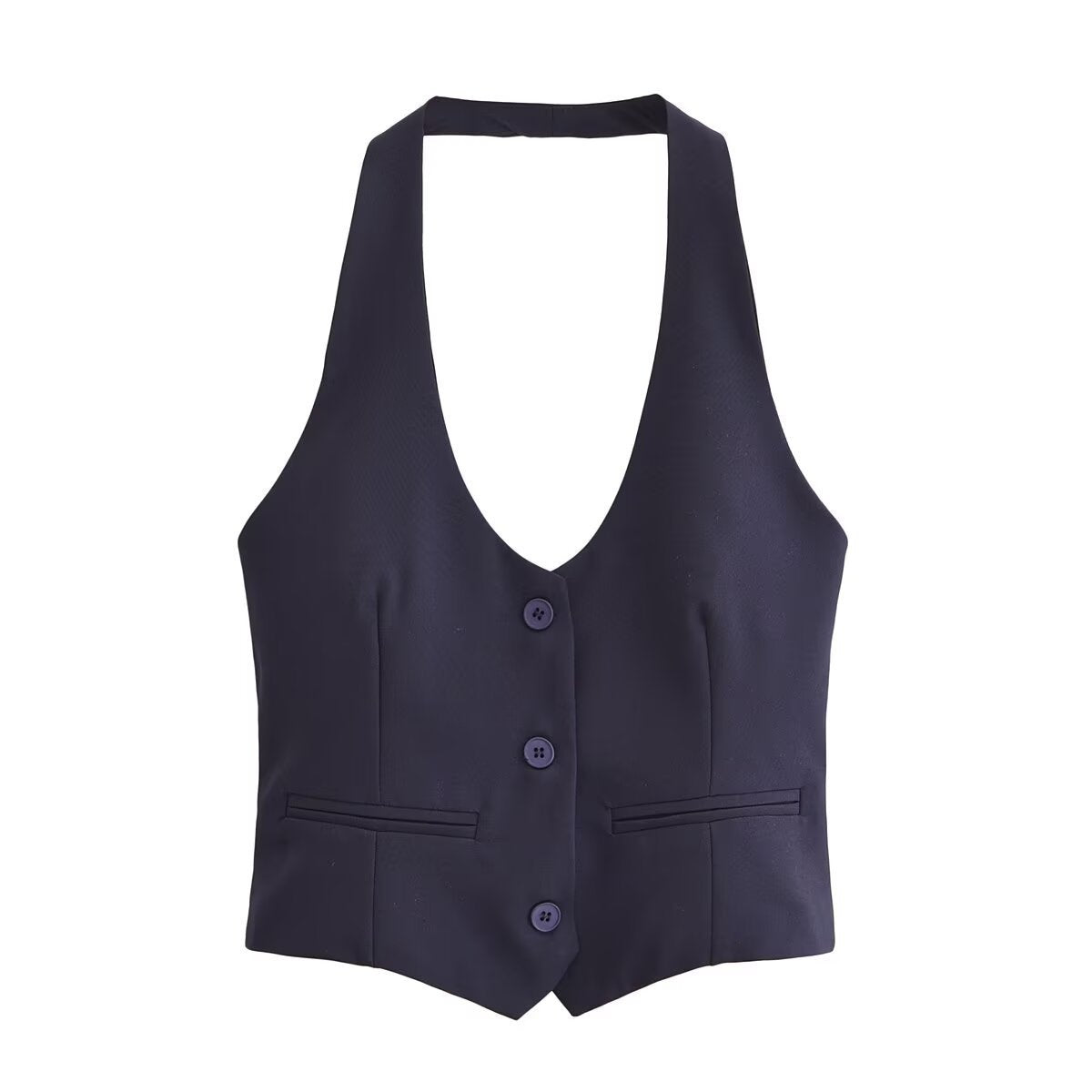 Women's Fitted Halter Neck Vest berg-feldt