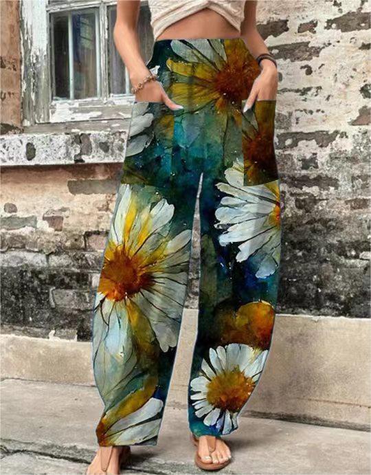 Women's Relaxed Fit Floral Trousers berg-feldt