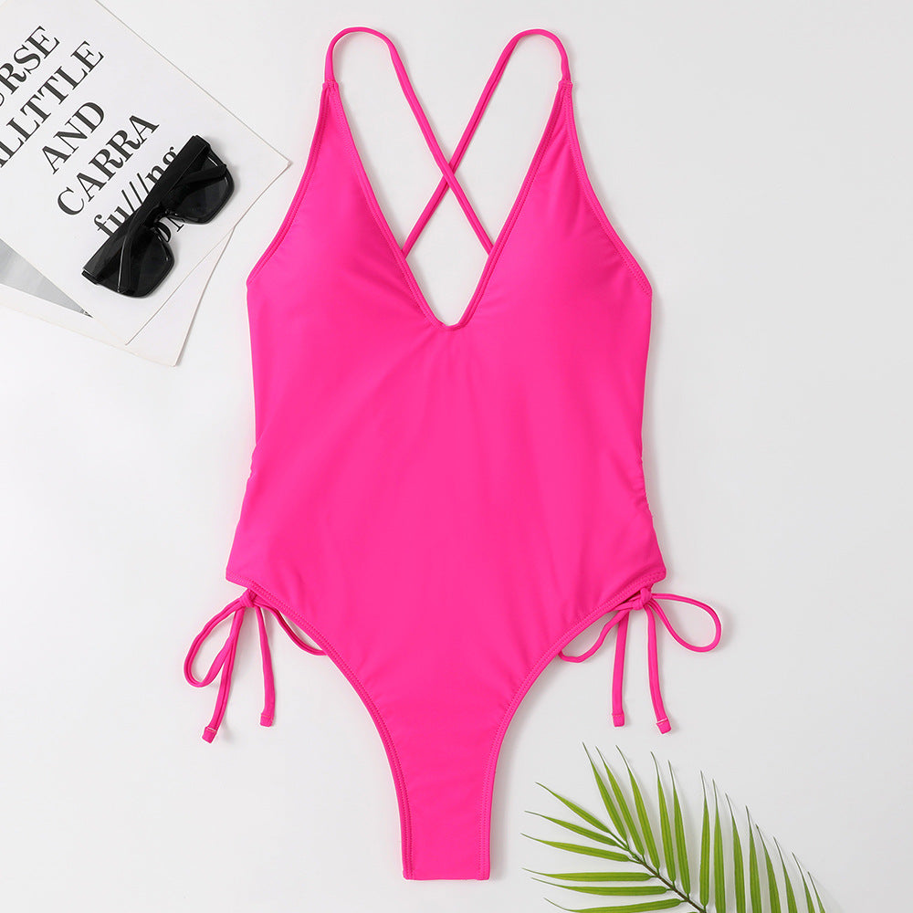 Women's Plunging Back High-Cut Monokini berg-feldt