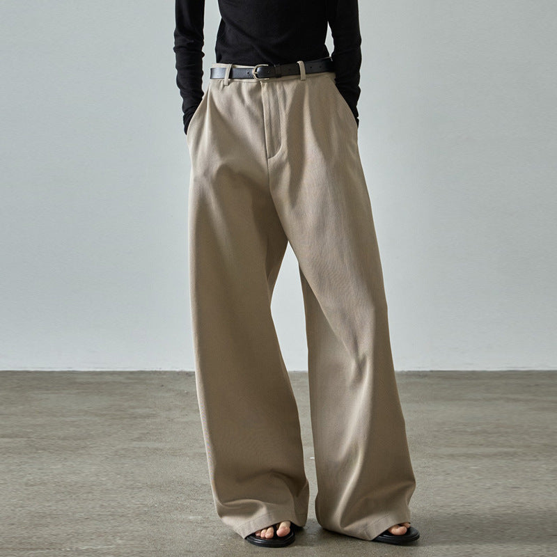 Bequeme Damen-Baumwollhose mit hohem Bund und Taschen von berg-feldt