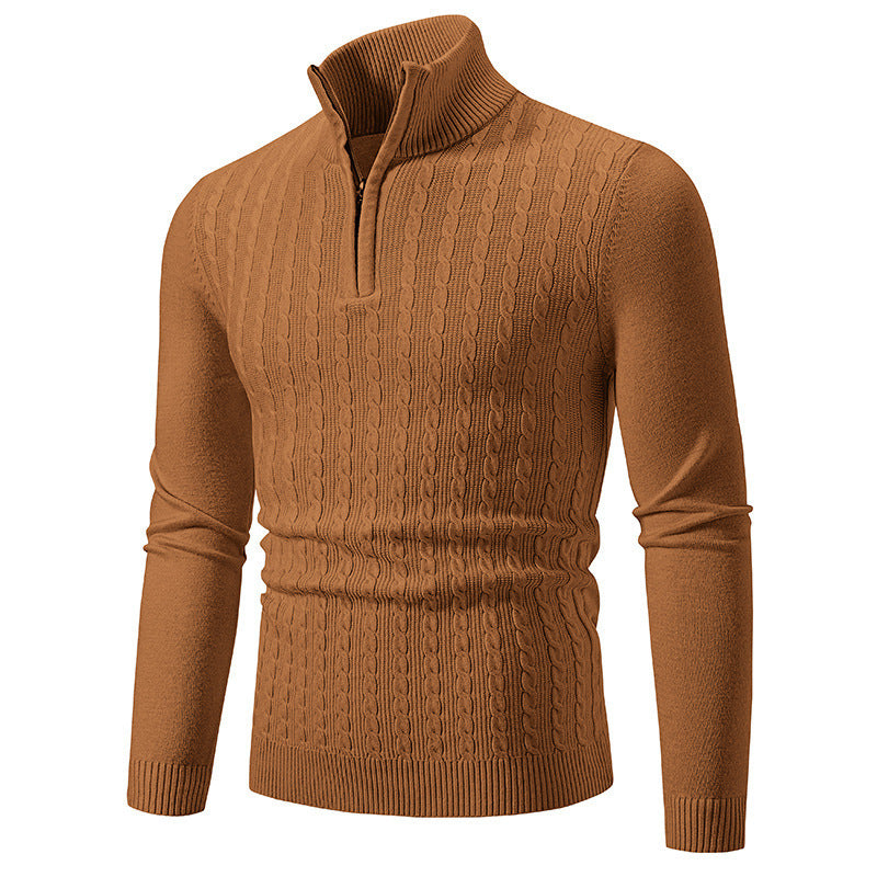 Pull col roulé zippé homme Berg-Feldt