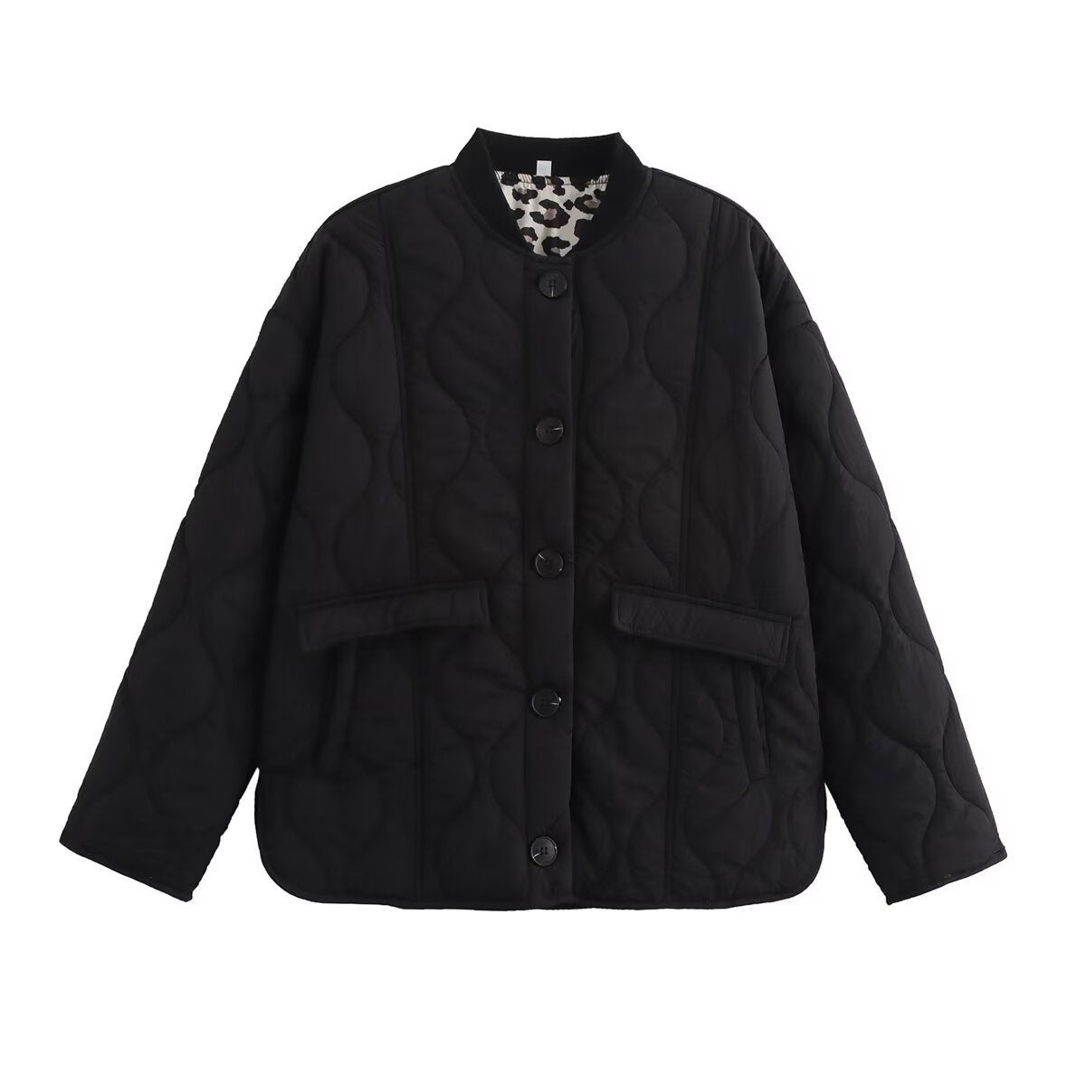 Women's Quilted Button-Up Utility Jacket berg-feldt