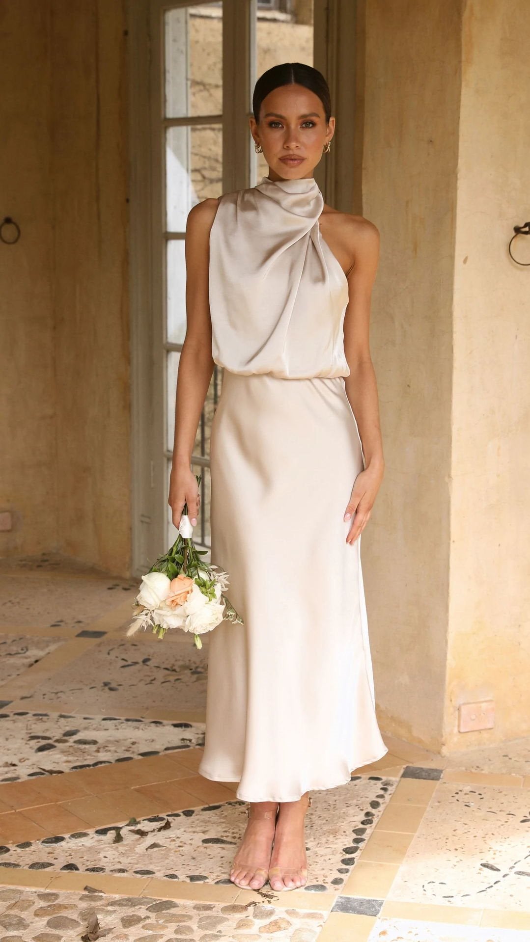 Asymmetrisches Maxikleid von berg-feldt für Damen