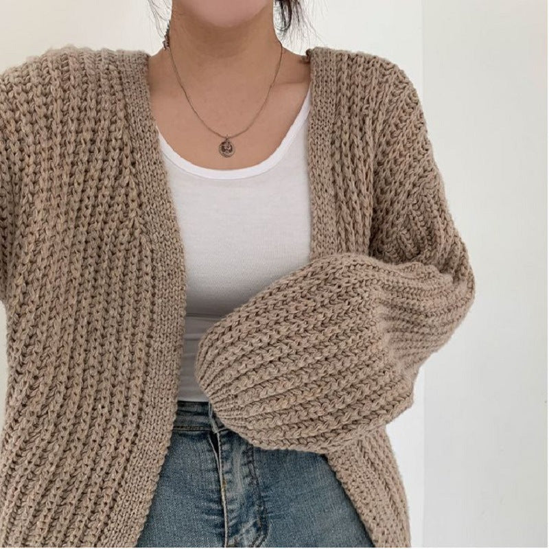 Damen Oversized Strickjacke Berg-Feldt