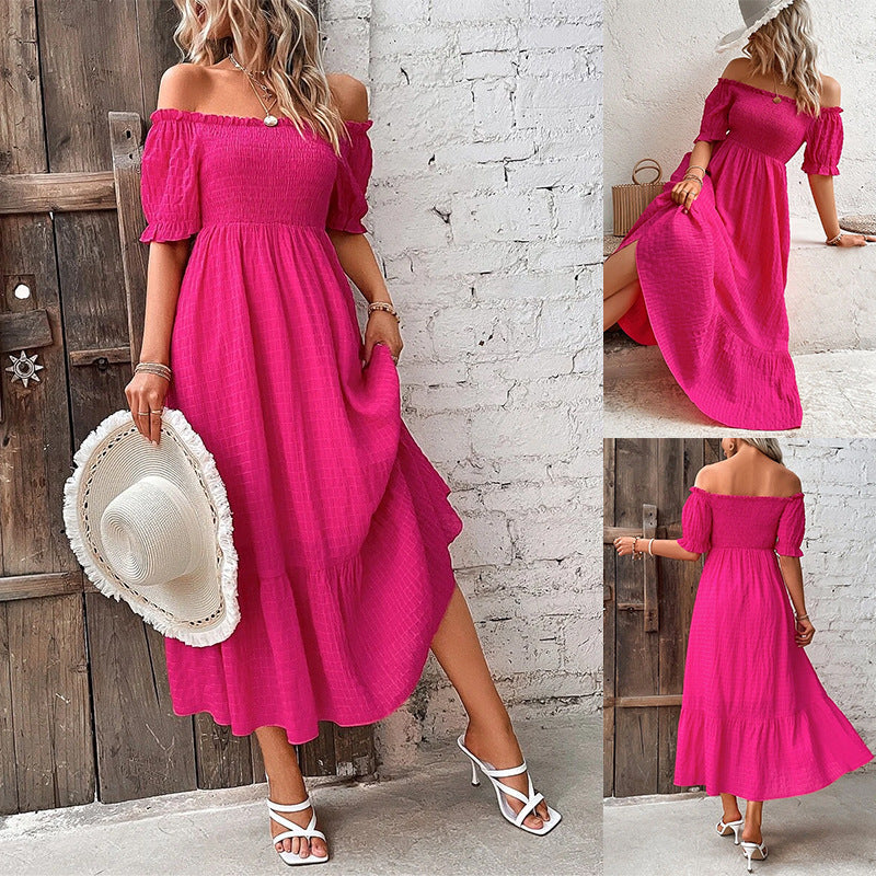 Women's Off-the-Shoulder Layered Maxi Dress berg-feldt
