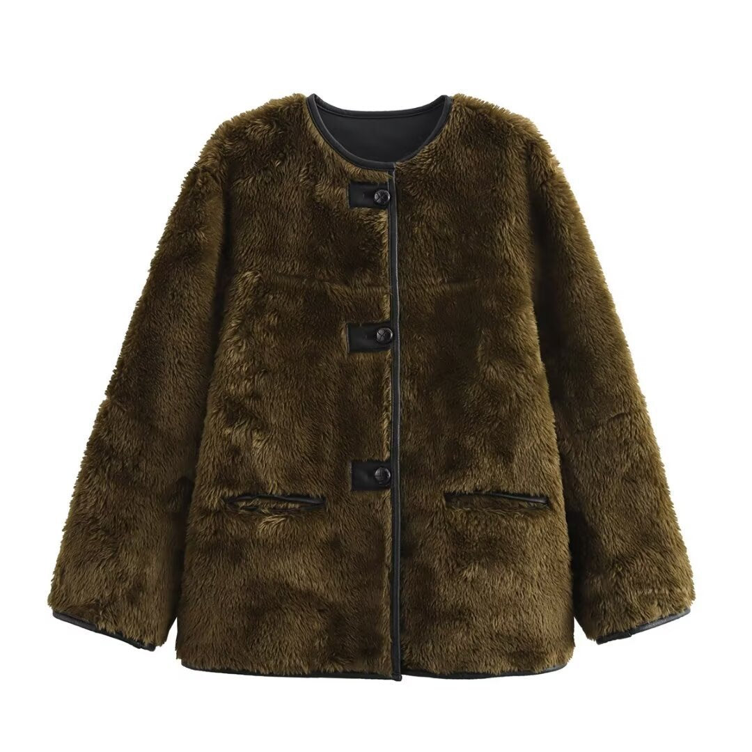 Women's Cozy Faux Fur Jacket berg-feldt