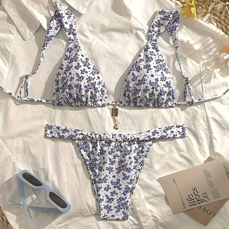 Ensemble de bikini à imprimé animal avec bretelles réglables par berg-feldt