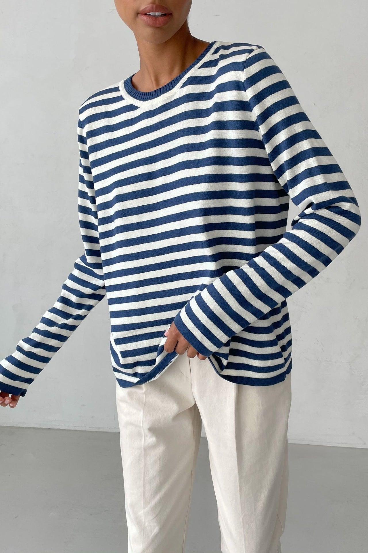 Women's Striped Long-Sleeve Top berg-feldt