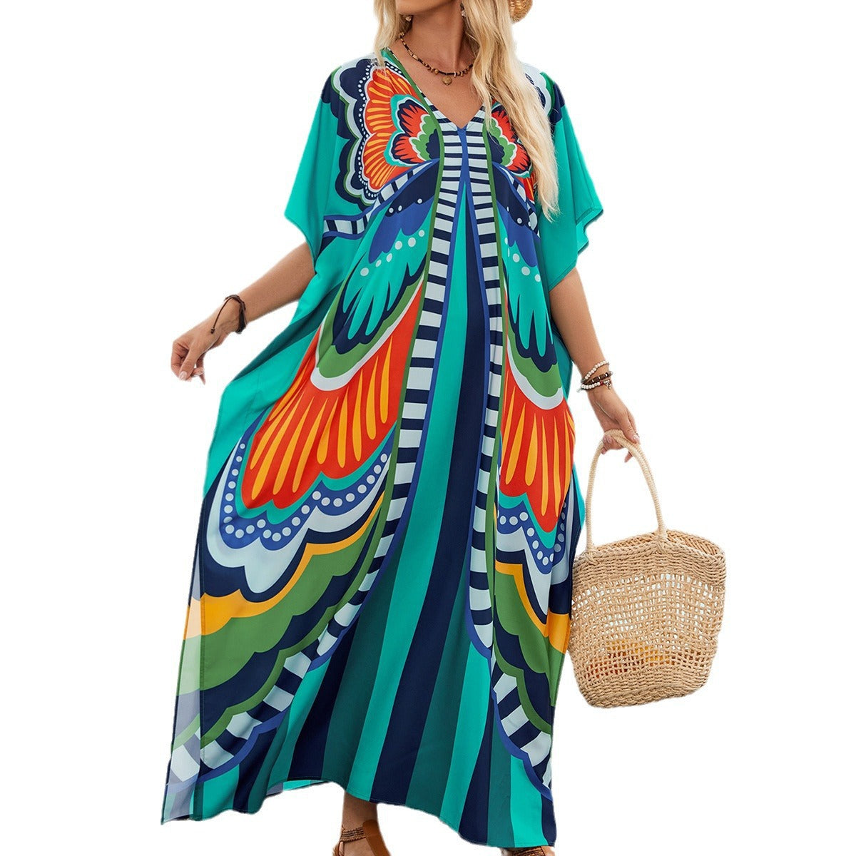Women's Artistic Maxi Kaftan Dress by berg-feldt