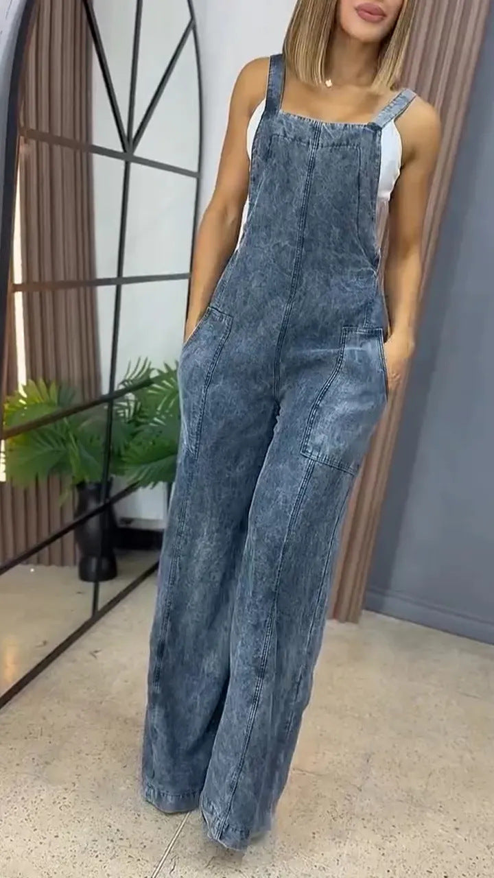 Weite Damen-Latzhose mit Taschen von berg-feldt
