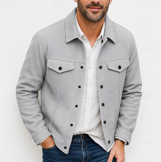 Herren stylische Utility-Jacke mit gepolsterten Taschen Berg-Feldt