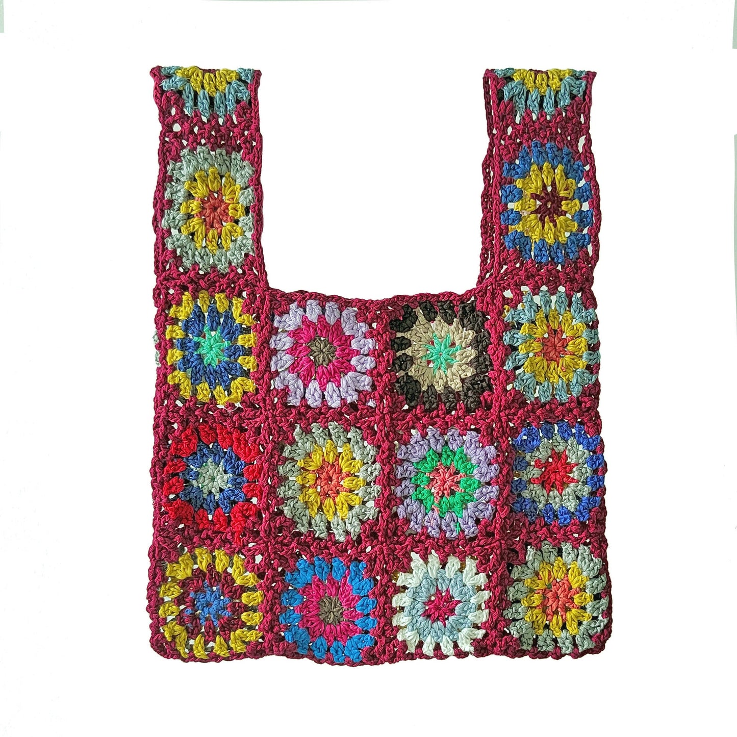 Woman's Crochet Cross-Stripe Bag berg-feldt 1750742978