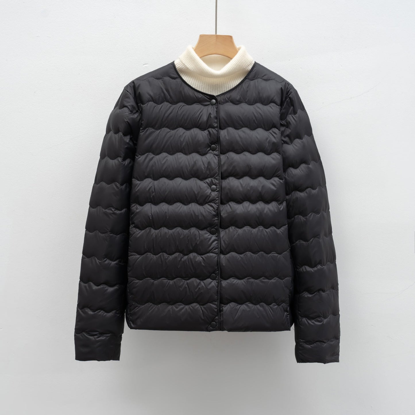 Damen Leichte gesteppte Jacke mit hochgeschlossenem Kragen und elastischen Bündchen Berg-Feldt