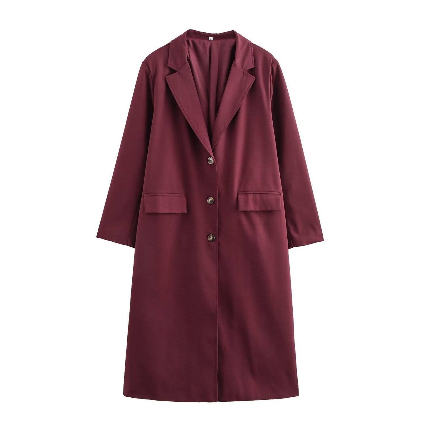 Women's Double-Breasted Longline Blazer Coat berg-feldt