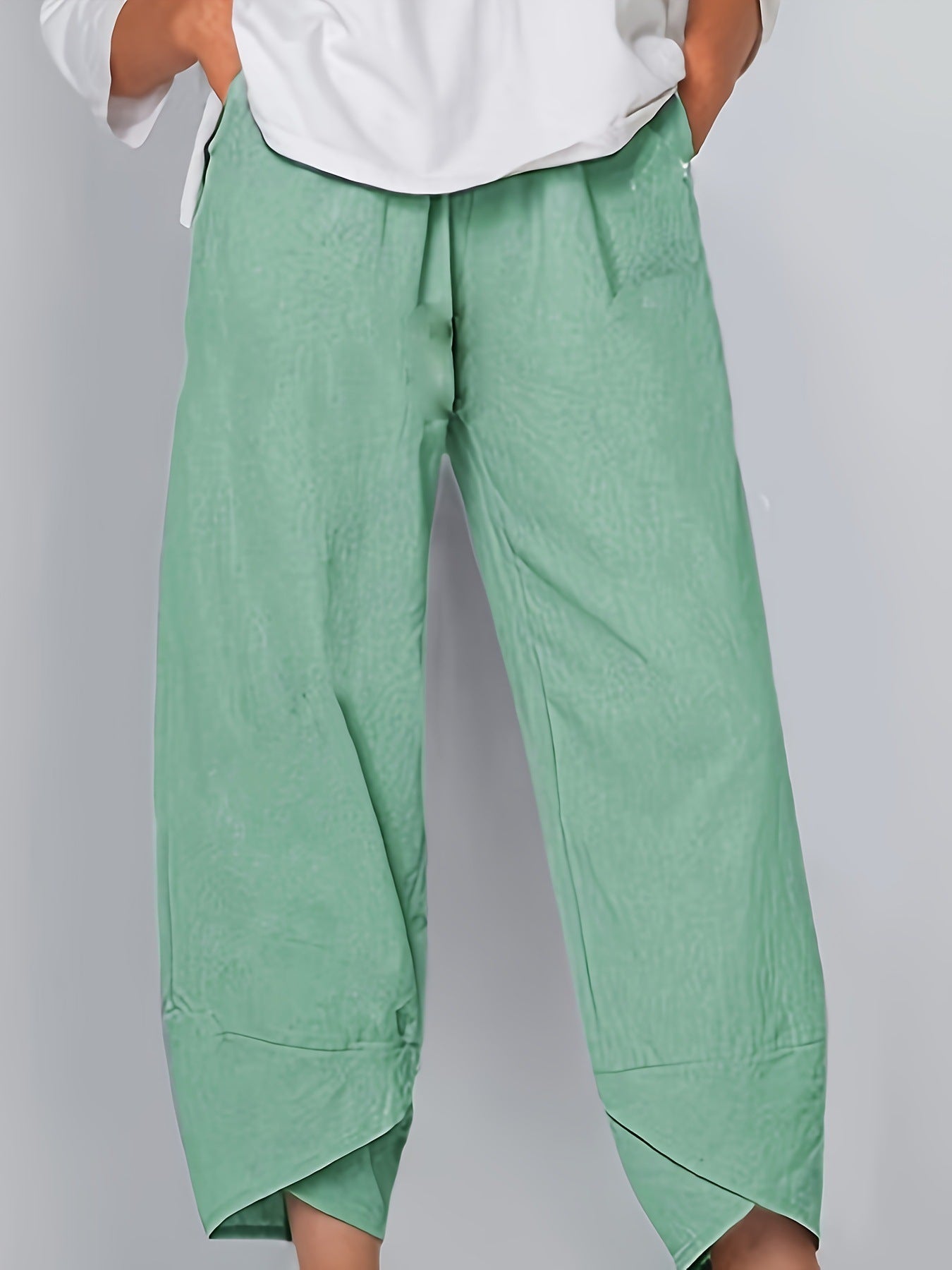 Women's Relaxed Fit Cropped Wide-Leg Pants berg-feldt