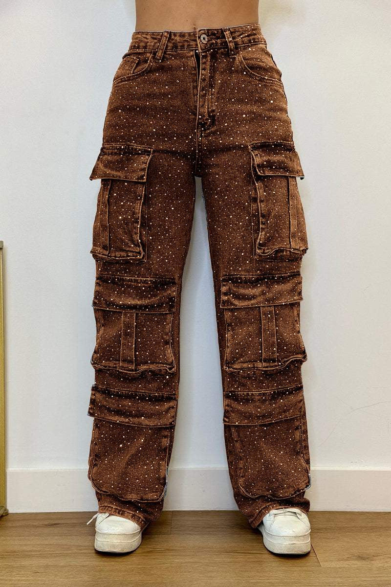 Bequeme Cargo Jeans für Damen mit vielen Taschen und entspanntem Schnitt von berg-feldt
