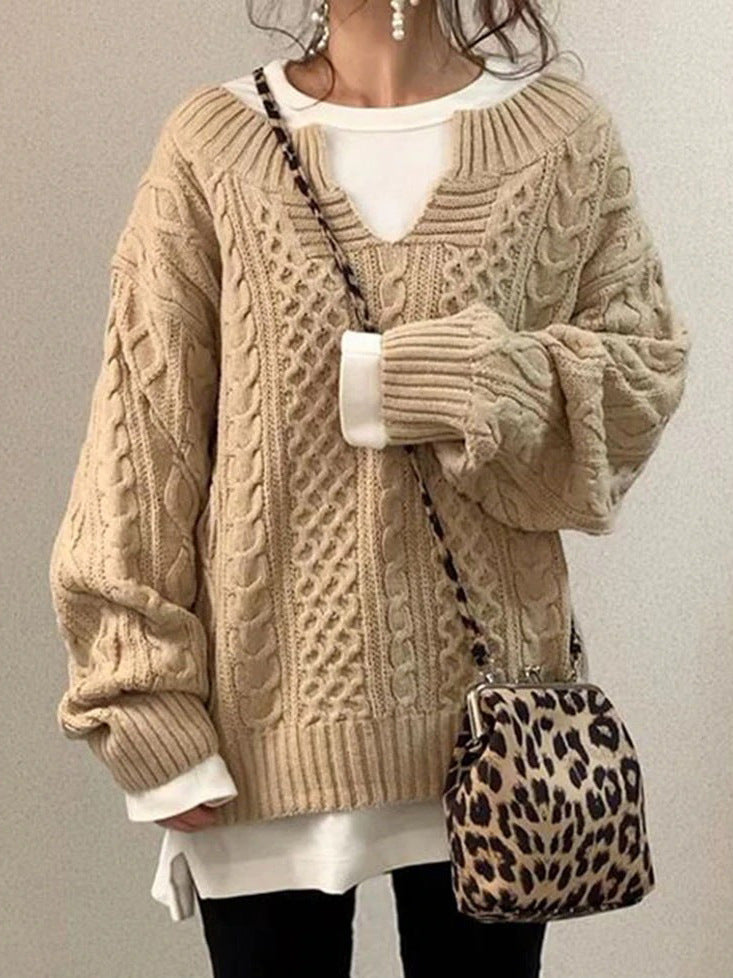 Damen Strickpullover mit strukturiertem Muster Berg-Feldt