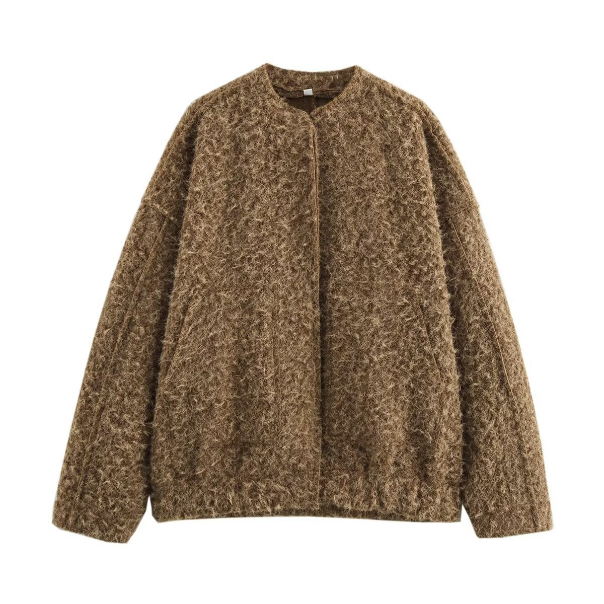 Women's Oversized Comfortable Textured Jacket by berg-feldt