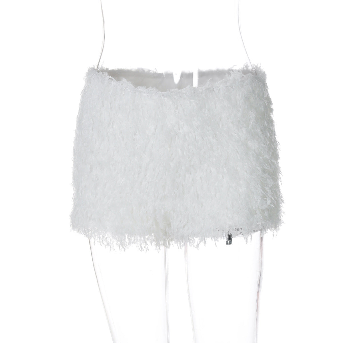 Body moulant pour femme avec bordure amovible en peluche et fermeture éclair, de berg-feldt