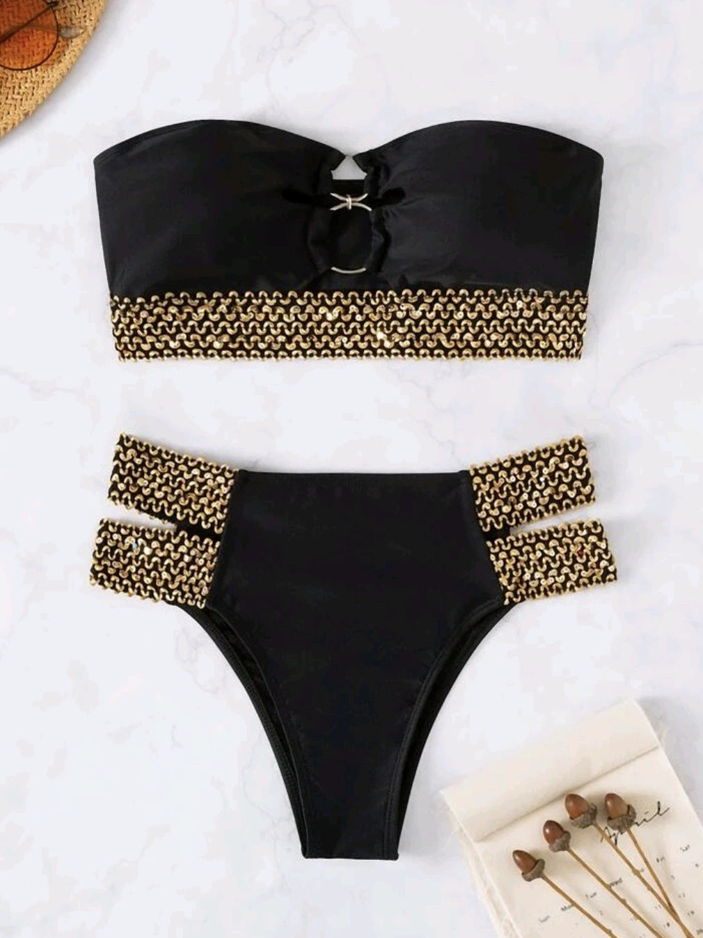 Soutien-gorge sans soutien-gorge pour femme Bikini taille haute Berg-Feldt 1750839995