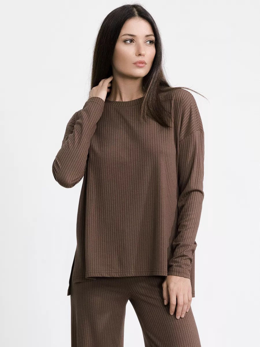 Weites Damen-Strickset mit Zopfmuster von berg-feldt
