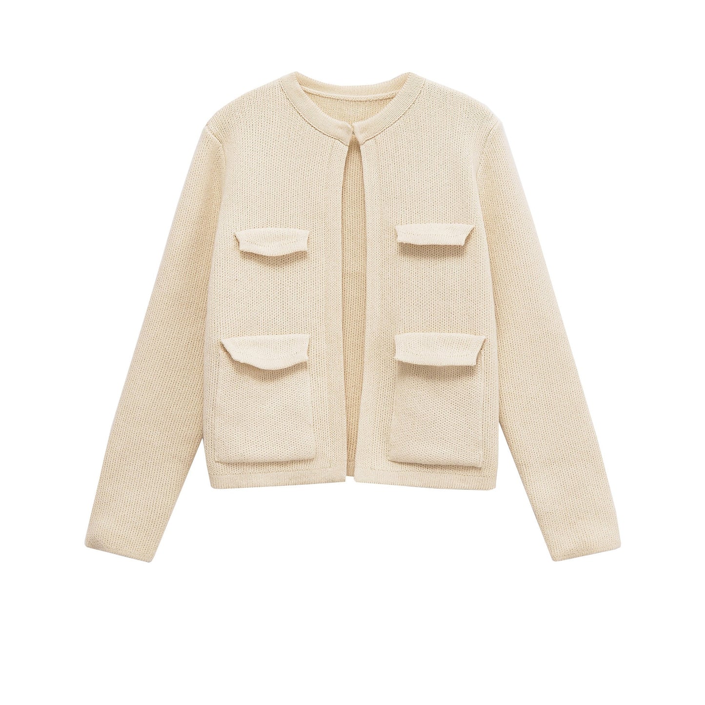 Women's Textured Utility Jacket with Pocket Details by berg-feldt
