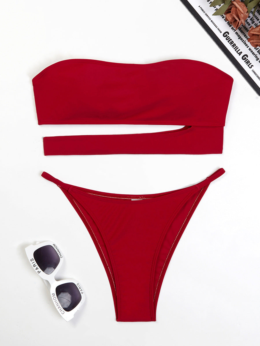 Women's Cut-Out Bandeau Bikini Set by berg-feldt