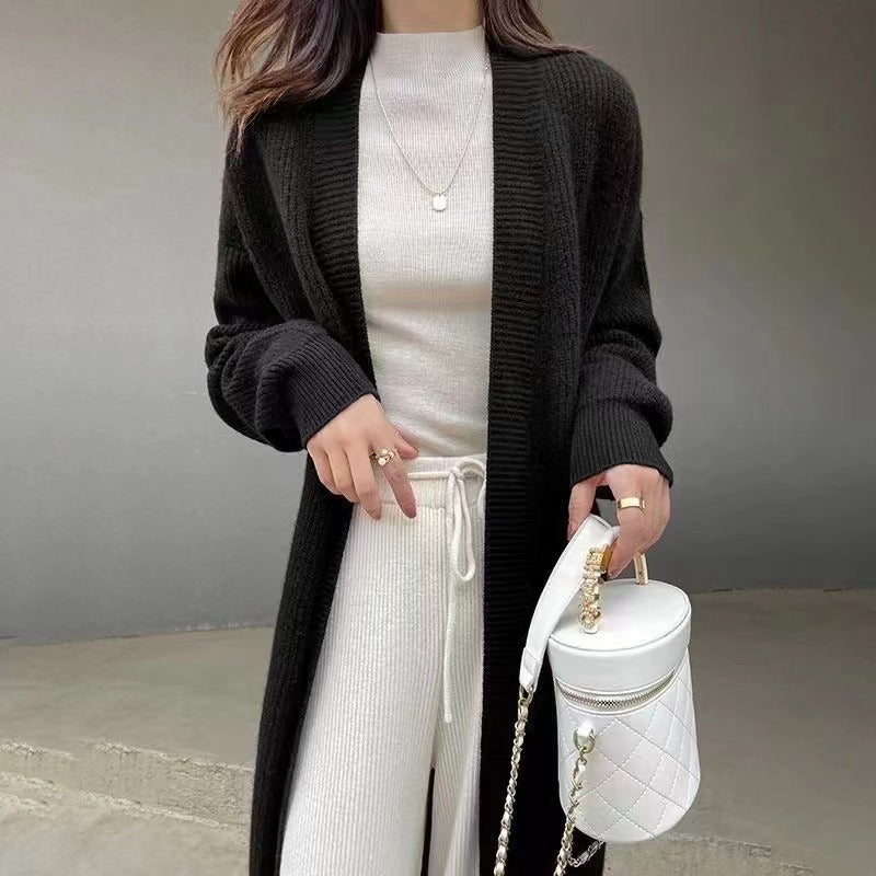 Gilet en maille pour femme, devant ouvert et manches longues, Berg-Feldt