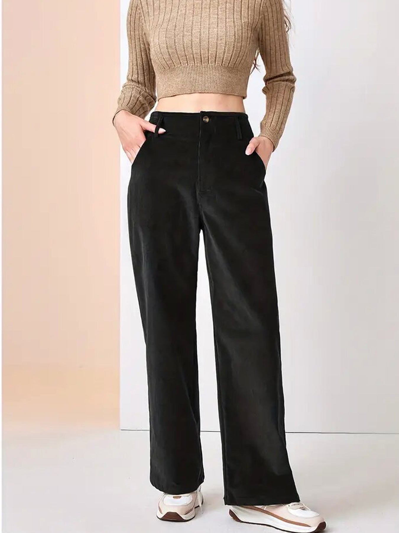 Pantalon ample et élégant pour femme taille haute par berg-feldt