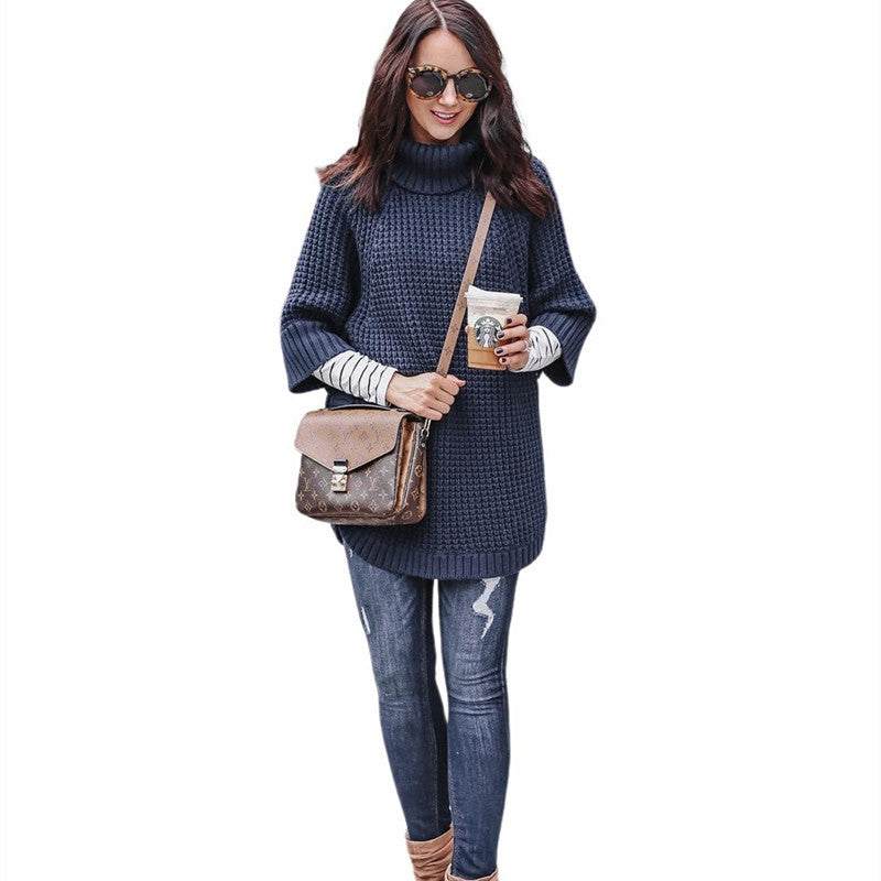 Robe Pull Femme à Col Roulé Berg-feldt