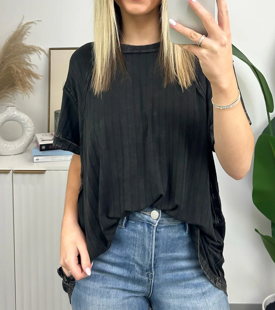 Bequemes Damen-Shirt mit vertikalen Streifen von berg-feldt