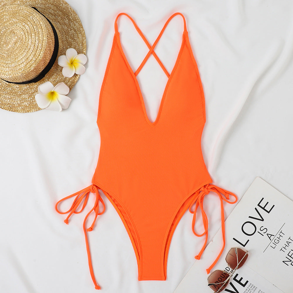 Maillot de bain femme à dos croisé réglable berg-feldt