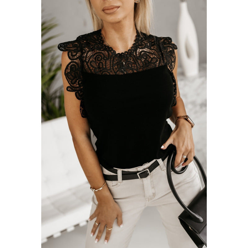 Women's Lace Detail Top berg-feldt