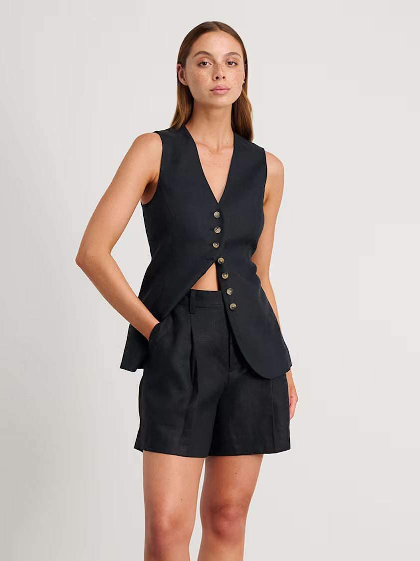 Women's Tailored Linen Blazer and Shorts Set by berg-feldt