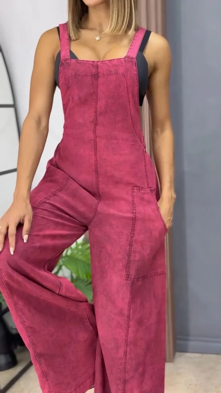 Weite Damen-Latzhose mit Taschen von berg-feldt