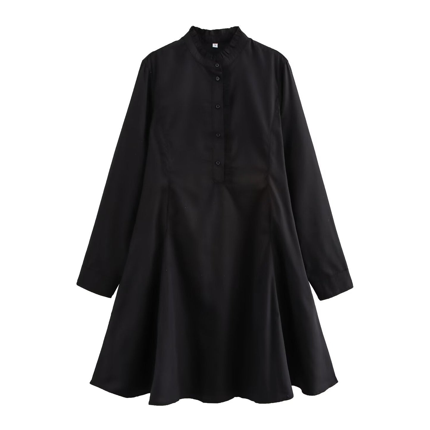 Women's Long-Sleeve A-Line Button-Up Dress berg-feldt
