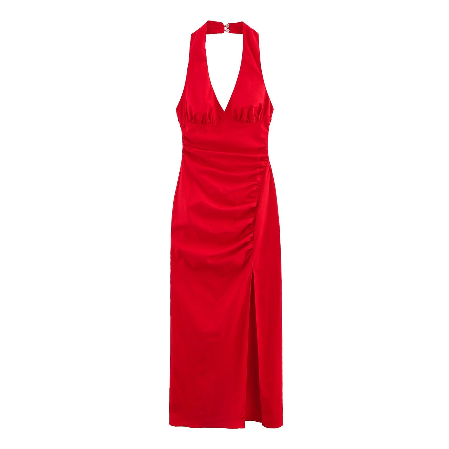 Women's Halter Neck Pleated Maxi Dress berg-feldt