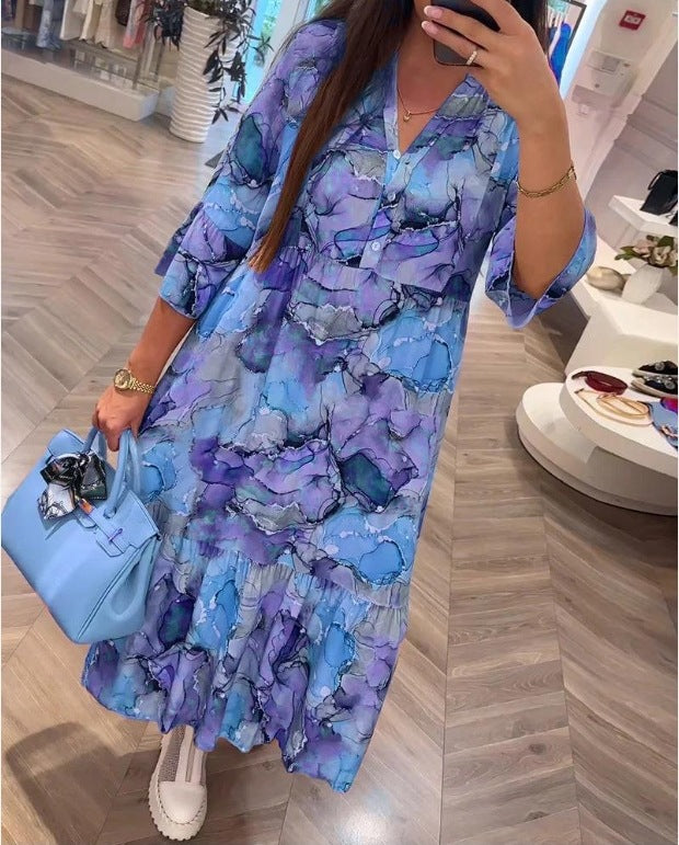 Robe longue bohème pour femme par berg-feldt