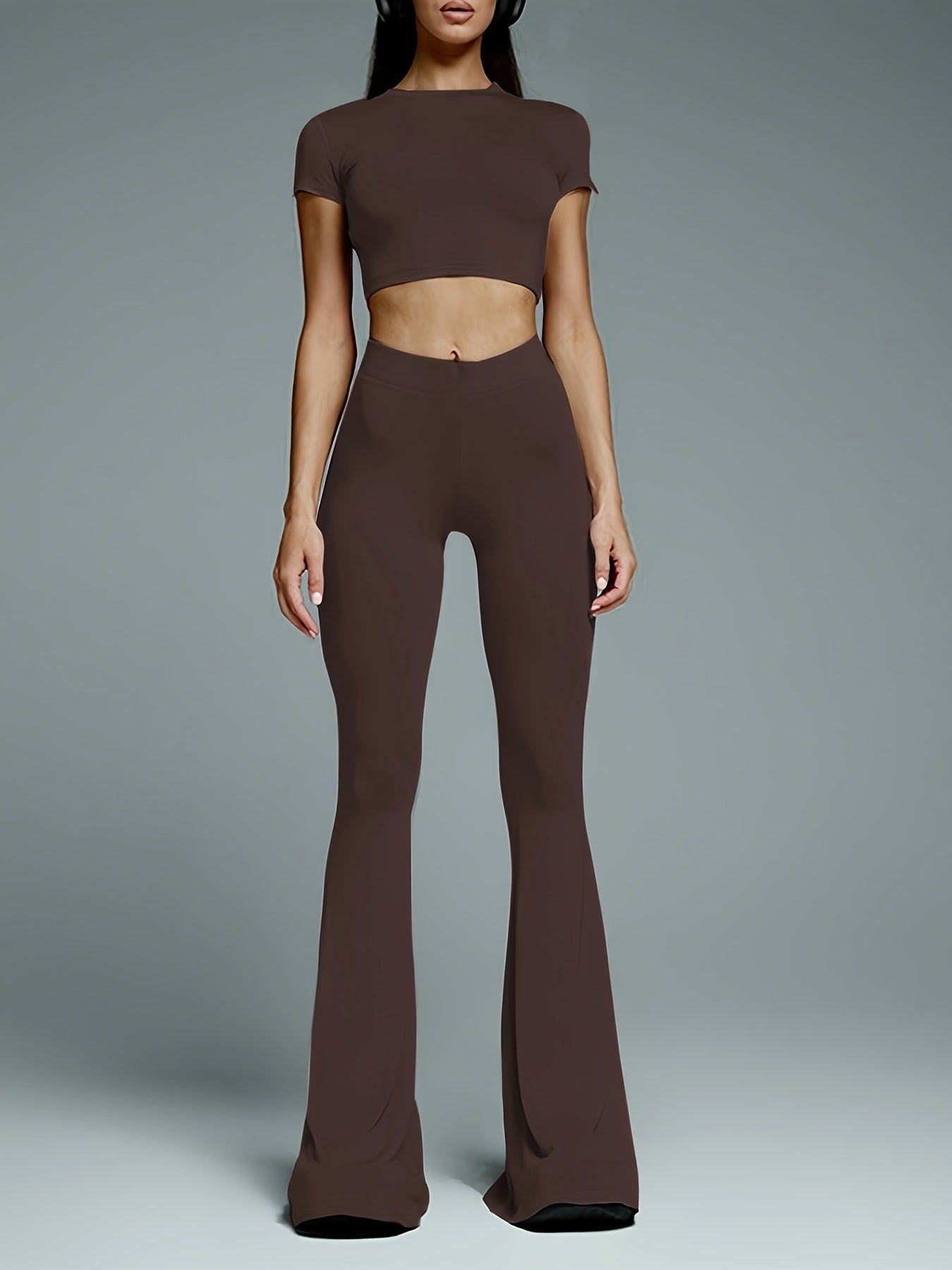 Ensemble crop top et pantalon large pour femme berg-feldt