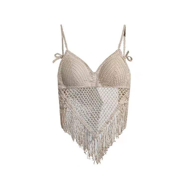 Women's Crochet Fringe Bralette berg-feldt