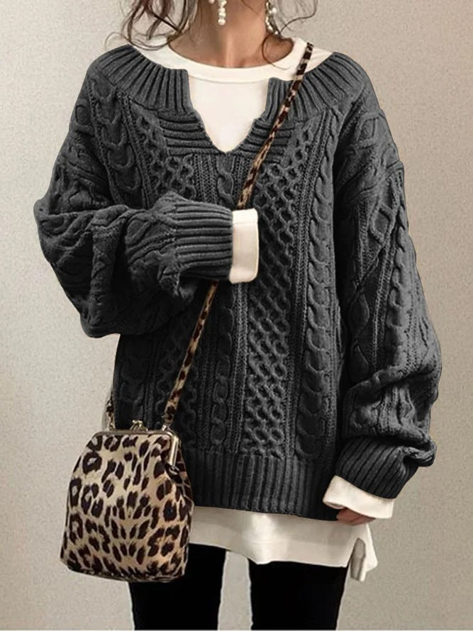 Women's Chunky Cable Knit Sweater berg-feldt