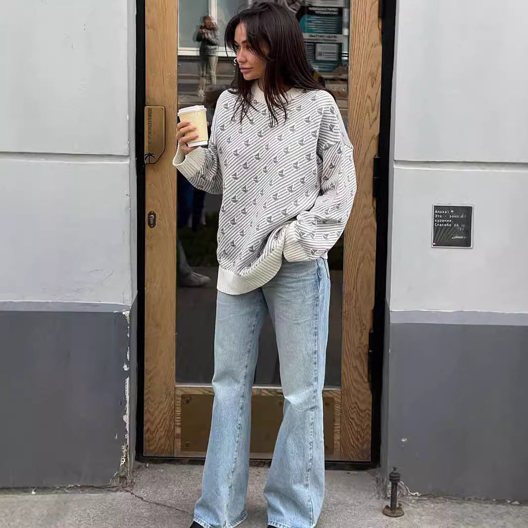 Women's patterned sweater berg-feldt