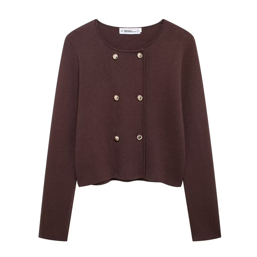 Women's Double-Breasted Knit Cardigan berg-feldt