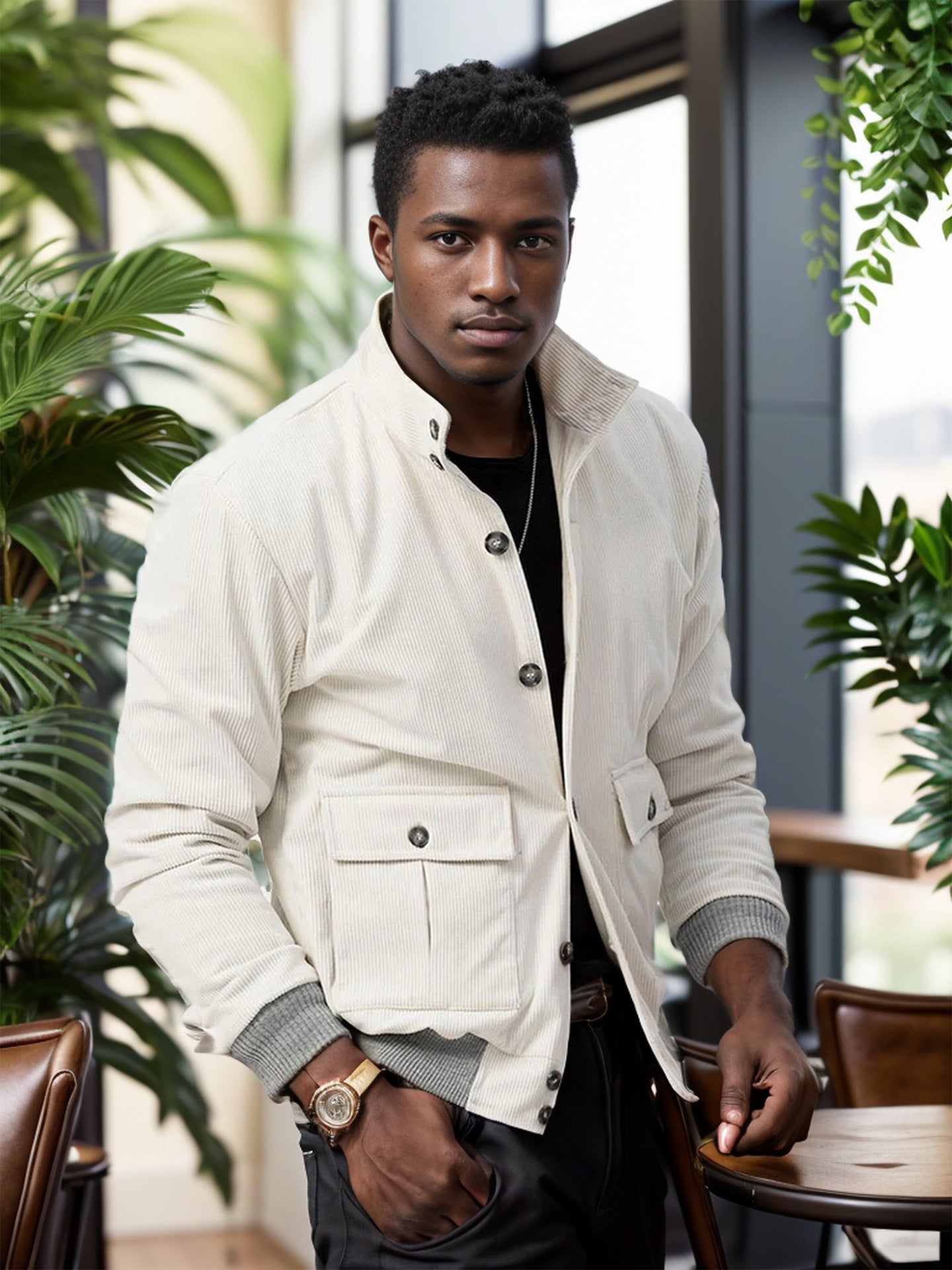 Veste utilitaire confortable pour homme avec poches pratiques Berg-Feldt
